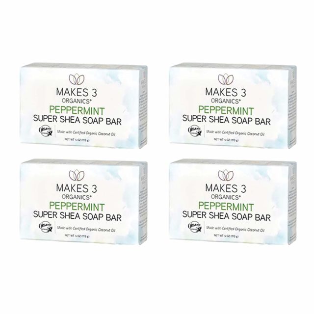 Makes 3 organic soap bards fight Coronavirus, flu, and other germs.